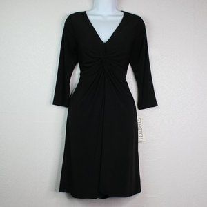 Allison Morgan Long Sleeve Black Cocktail …